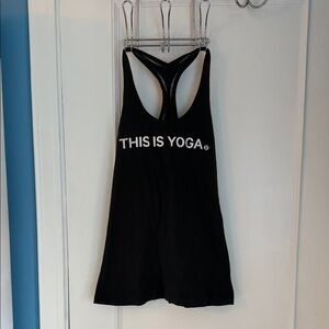 lululemon athletica Black Tank Top